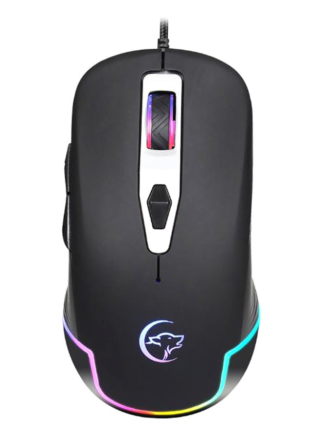 RI1 Professional Macro Definition Wired Gaming Mouse Black