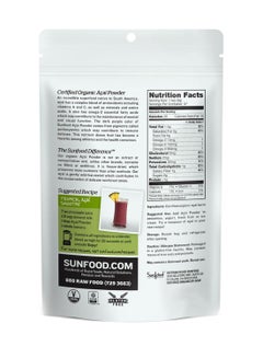 sunfood superfoods Organic Acai Powder 4 oz  - Image 2