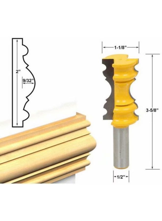 Chair Rail Molding Chisel Cutter Bit Yellow/Silver 100grams  - Image 2