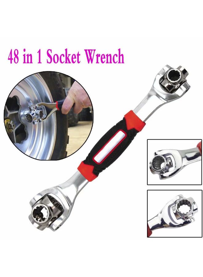 Generic - Multi Function Tiger Wrench Red/Black/Silver 100grams - Image 1