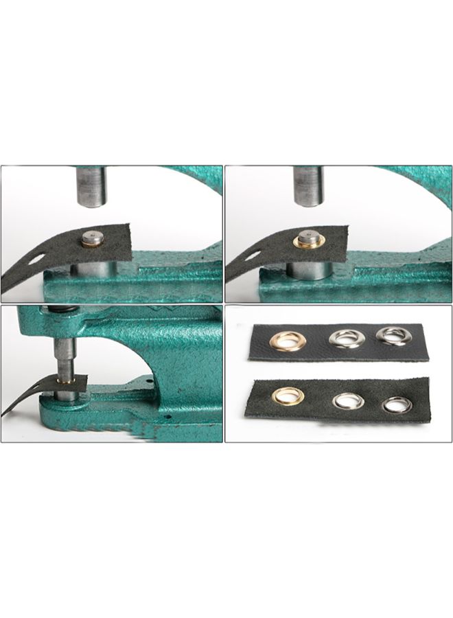 100-Piece Eyelets For Canvas Clothes And Leather Shiny Golden  - Image 3