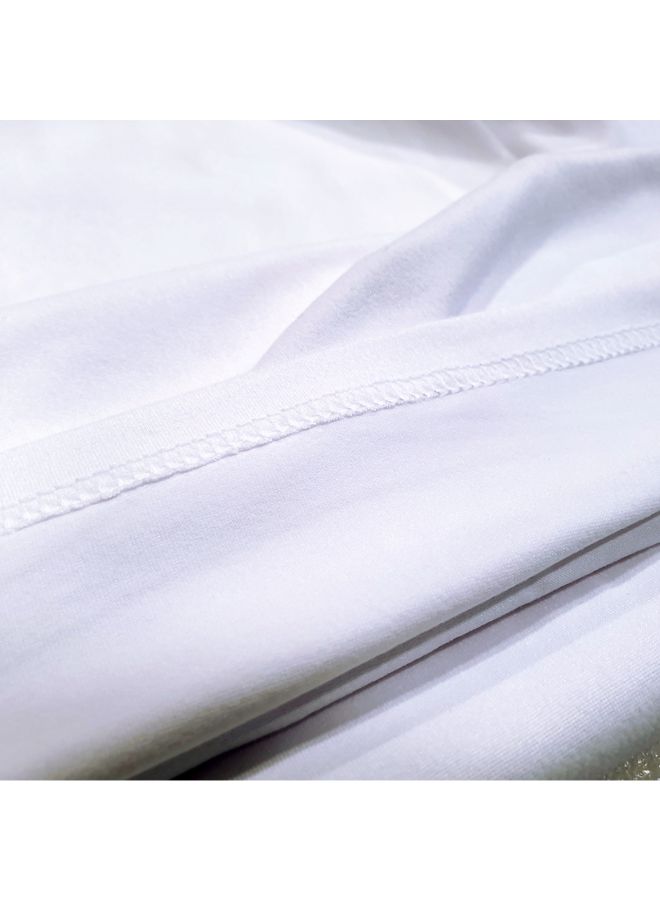 Sublimation Heat Press Printing T-Shirt White - Image 4