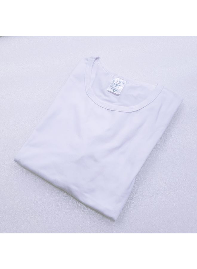 Sublimation Heat Press Printing T-Shirt White  - Image 2
