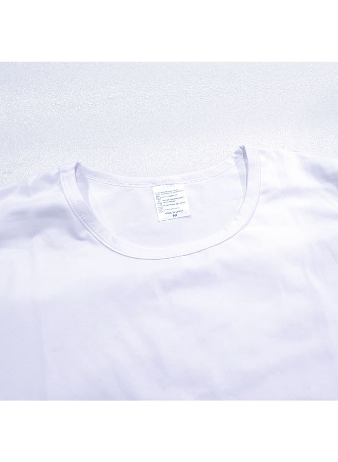 Sublimation Heat Press Printing T-Shirt White  - Image 3
