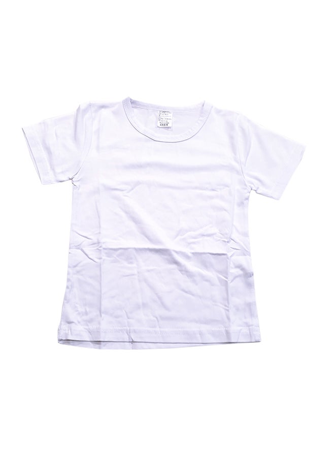 Sublimation Heat Press Printing T-Shirt White  - Image 1