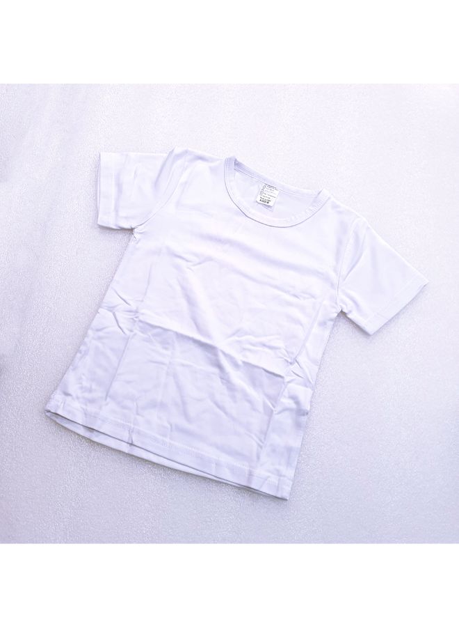 Sublimation Heat Press Printing T-Shirt White  - Image 2