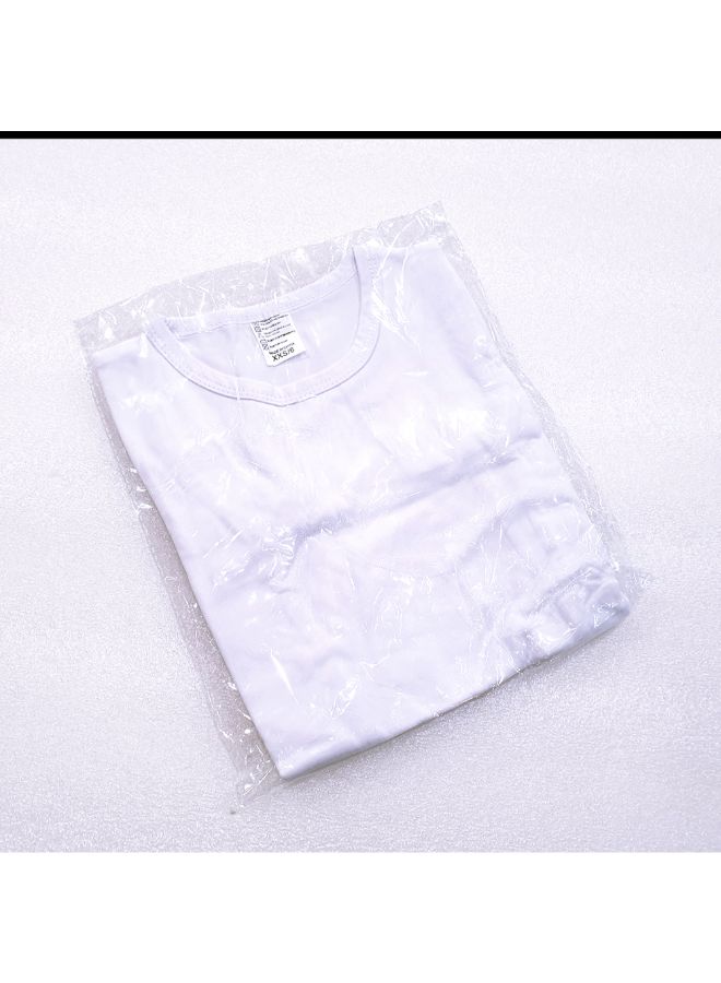 Sublimation Heat Press Printing T-Shirt White  - Image 3
