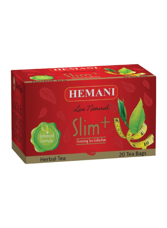 HEMANI Slim Plus Herbal Tea 20 Bags 40grams - Image 1
