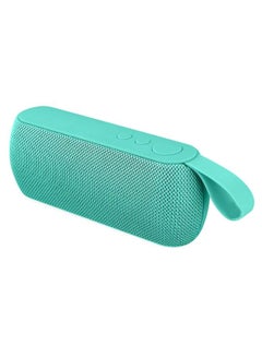 Subwoofer Bluetooth Speaker Portable Bluetooth Speaker Portable Microphone FM Radio Outdoor Loudspeaker green