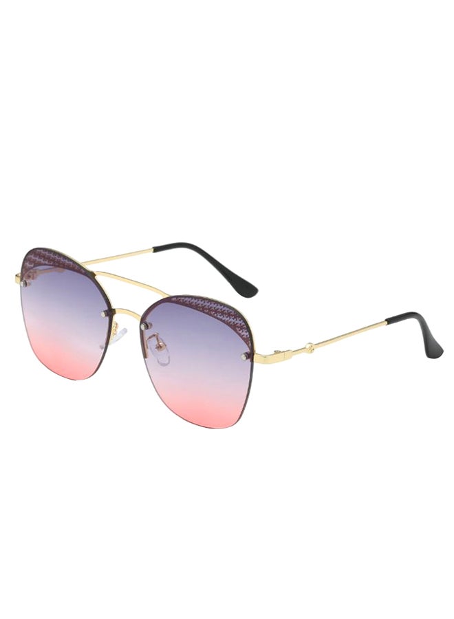 Fashion Frameless Gradient Style Sunglasses - Lens Size: 55 mm
