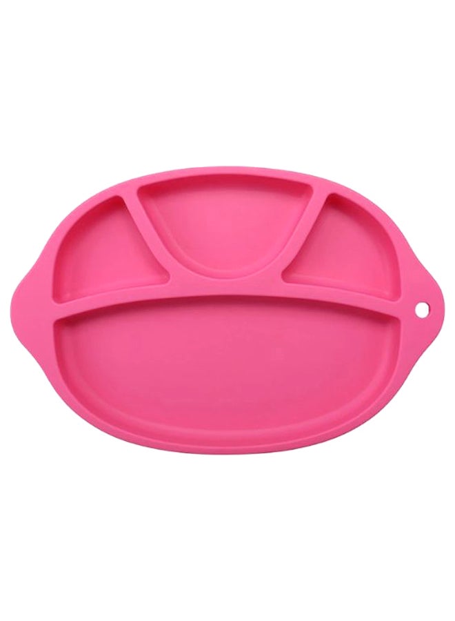 Generic - 4-Compartment Infant Dinner Plate Red 27.5 x 18.2cm - Image 1