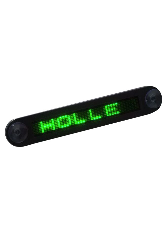 LED Programmable Message Sign Board Black