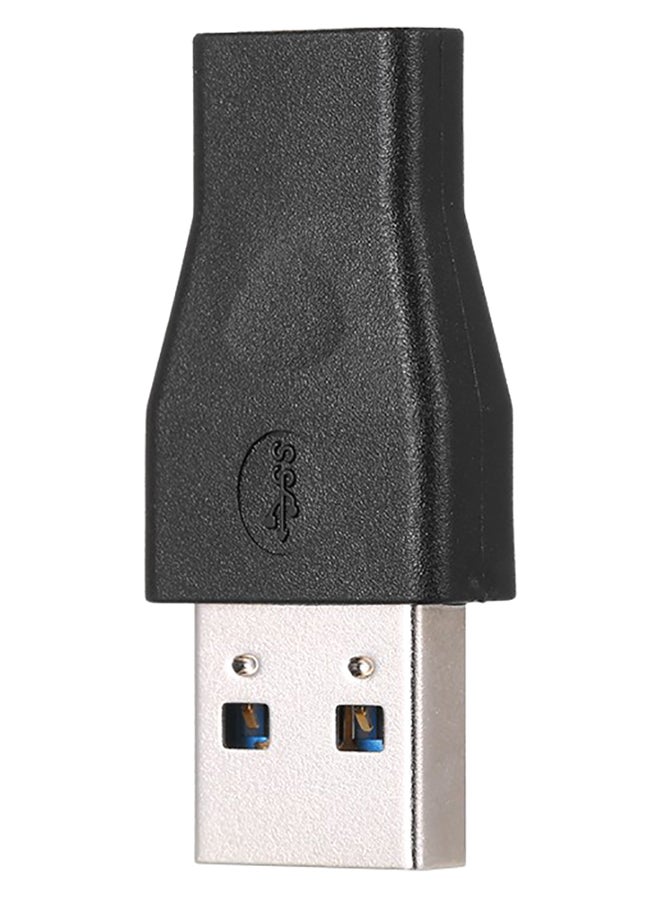 ماركة غير محددة محول USB 3.1 إلى Type-C OTG أسود  - Image 1