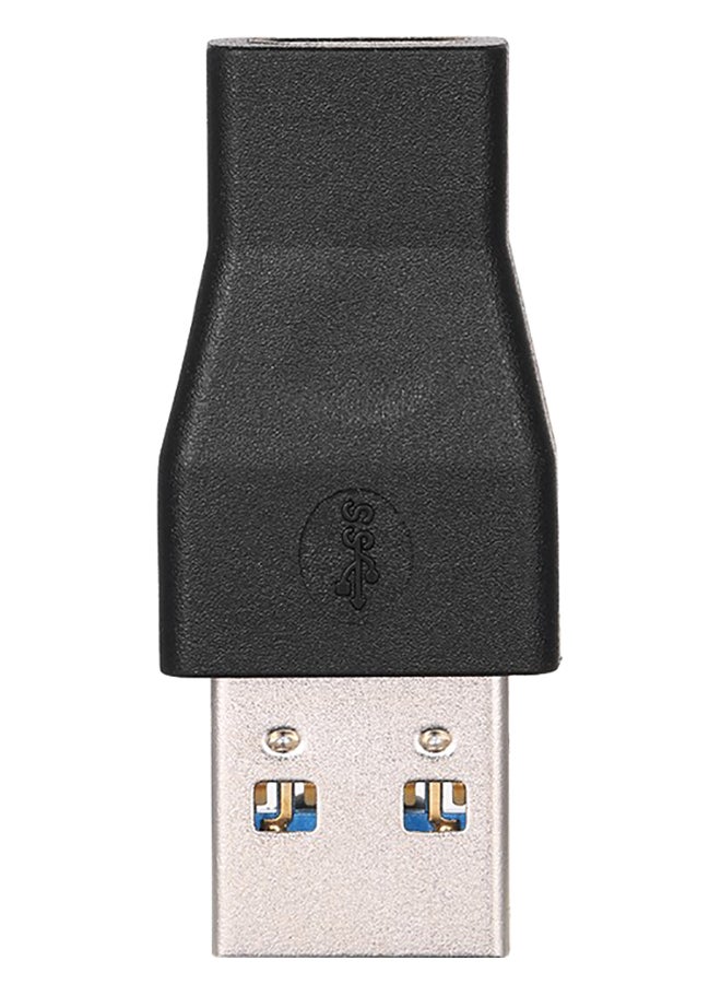ماركة غير محددة محول USB 3.1 إلى Type-C OTG أسود  - Image 2