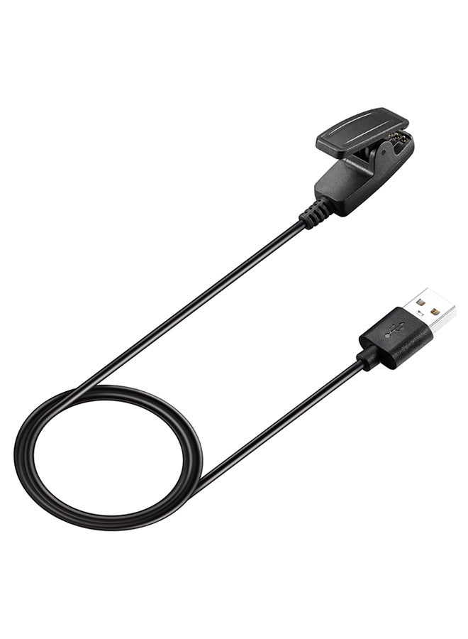 Clip Type USB Data Sync & Charging Cable Black 