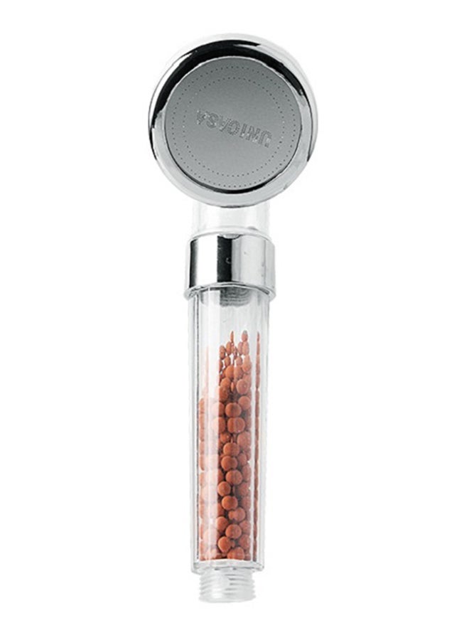 XbotMax Negative Ion Bathroom Shower Head Silver 20.5 x 6cm 