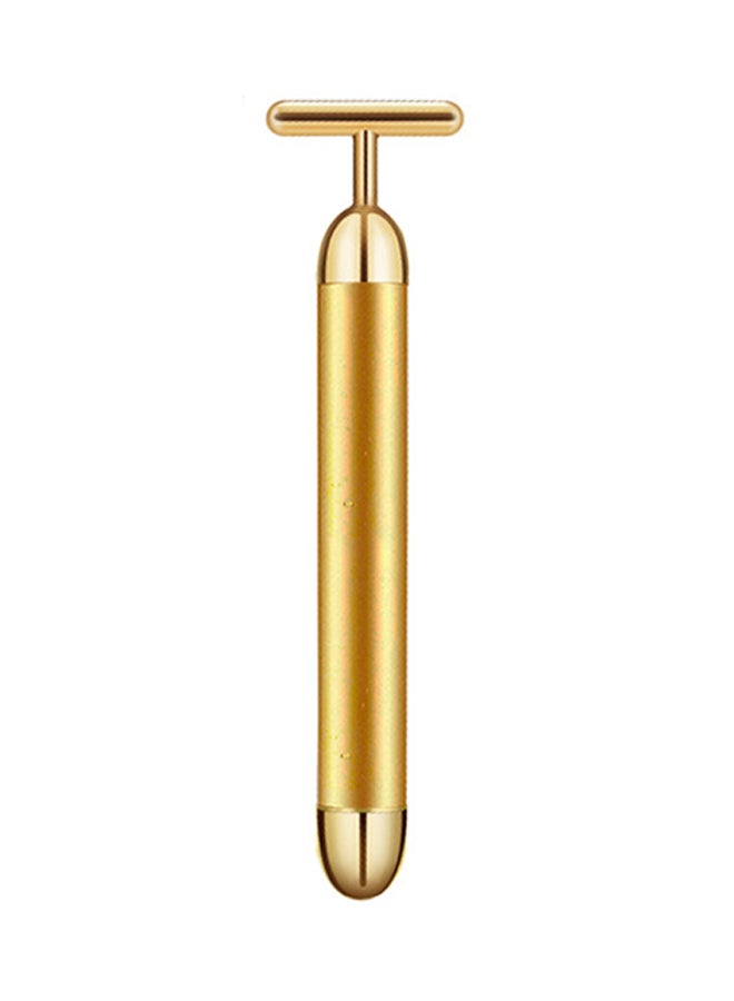 Electric Massage Beauty Stick Gold 15cm - Image 1
