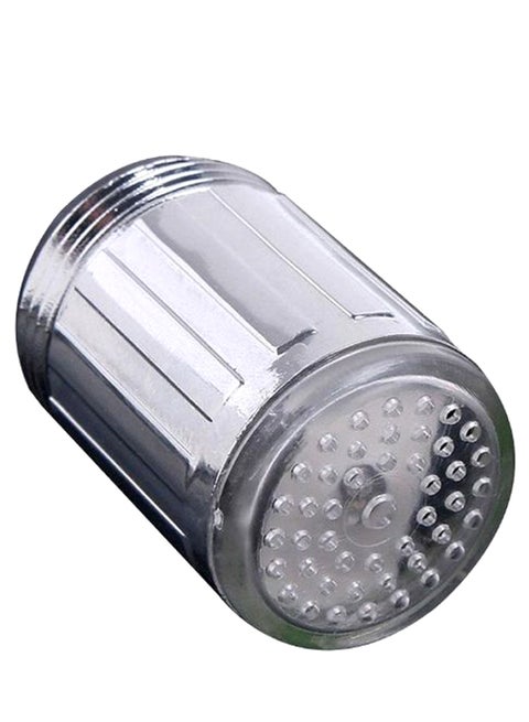 RGB Hydroelectric Power Glow LED Light Faucet Silver