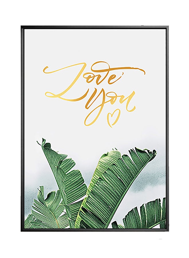 Green Plants Living Room Wall Sticker Art Multicolour 40 x 60cm
