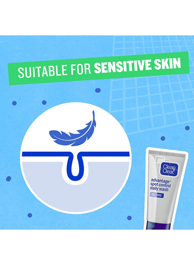 Clean & Clear Daily Face Wash Advantage Spot Control 150ml - Image 5