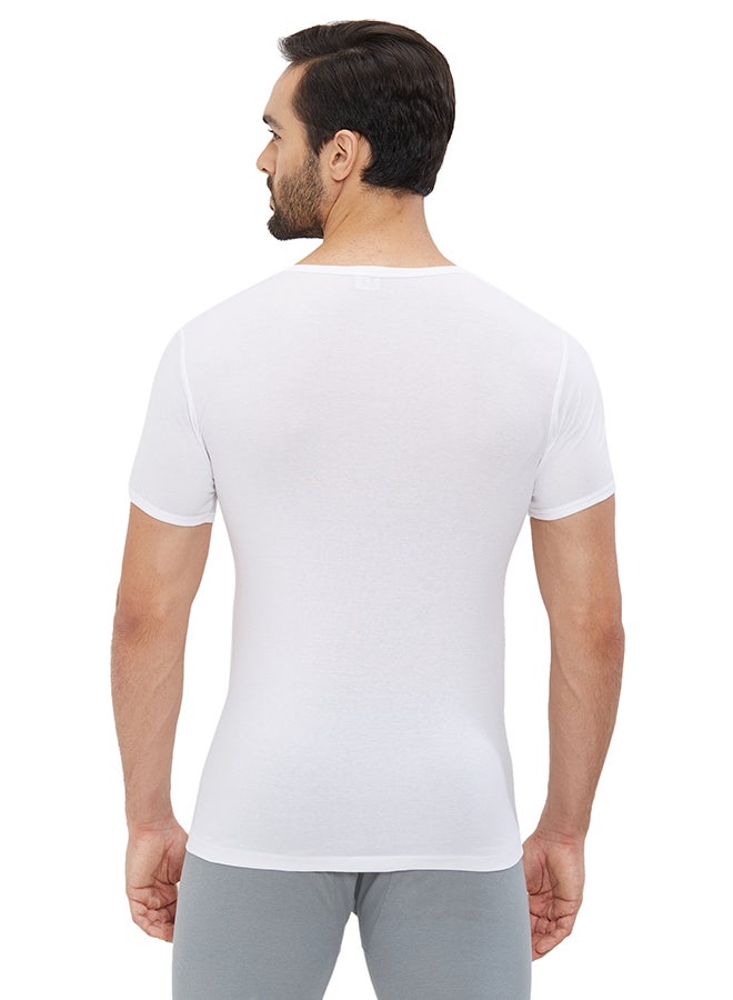 BYC - Aerocool Scoop Neck Undershirt White - Image 1