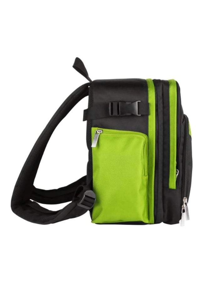 VanGoddy - Protective Backpack For Konica Minolta Maxxum 7D (Dynax 7D / Alpha-7 Digital) Digital SLR Camera With Mini Tripod And Screen Protector Green/Black - Image 1