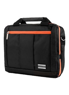 Shoulder Bag Backpack For HP Chromebook Series Upto 13.75-Inch Laptops Black/Orange