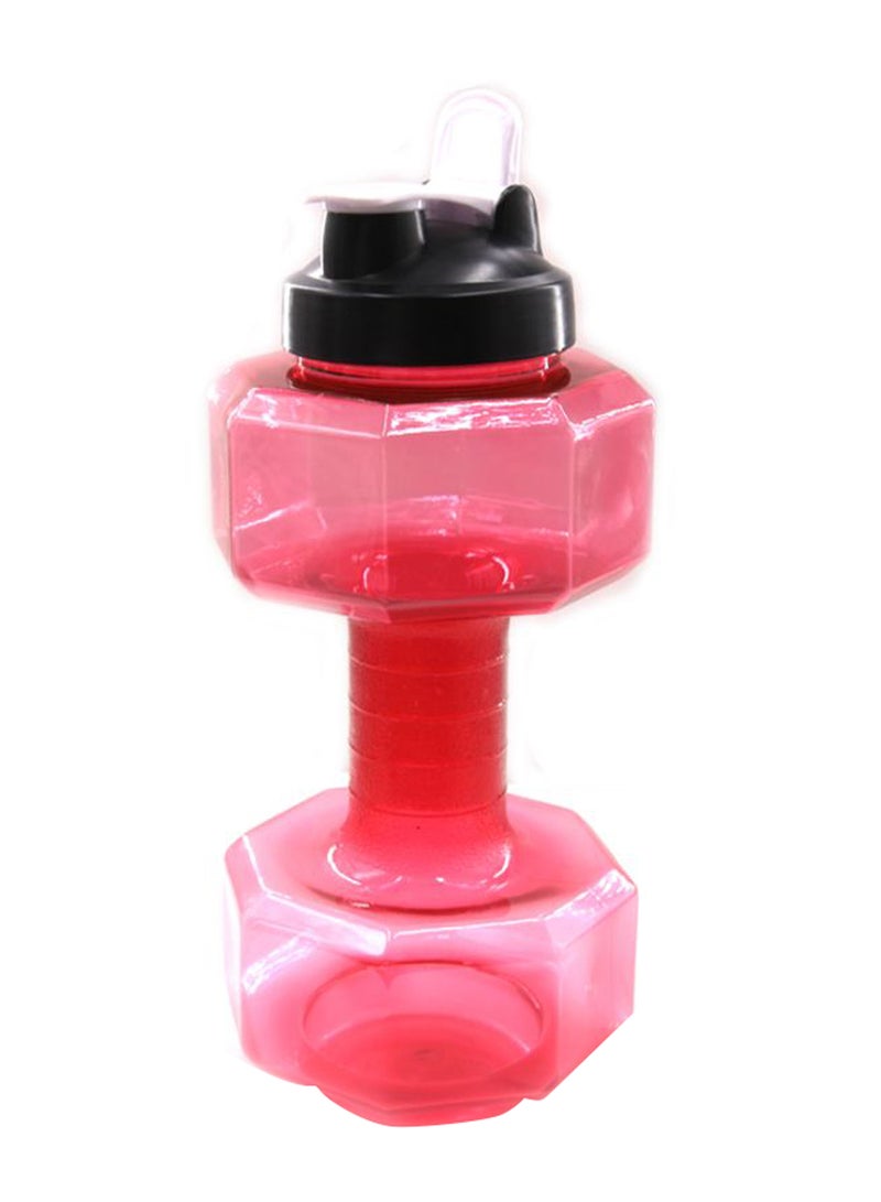 Generic - Dumbbell Shape Water Bottle Red/Black 100grams - Image 1