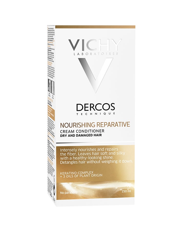 Dercos Technique Nourishing And Reparative Cream Conditioner 150ml