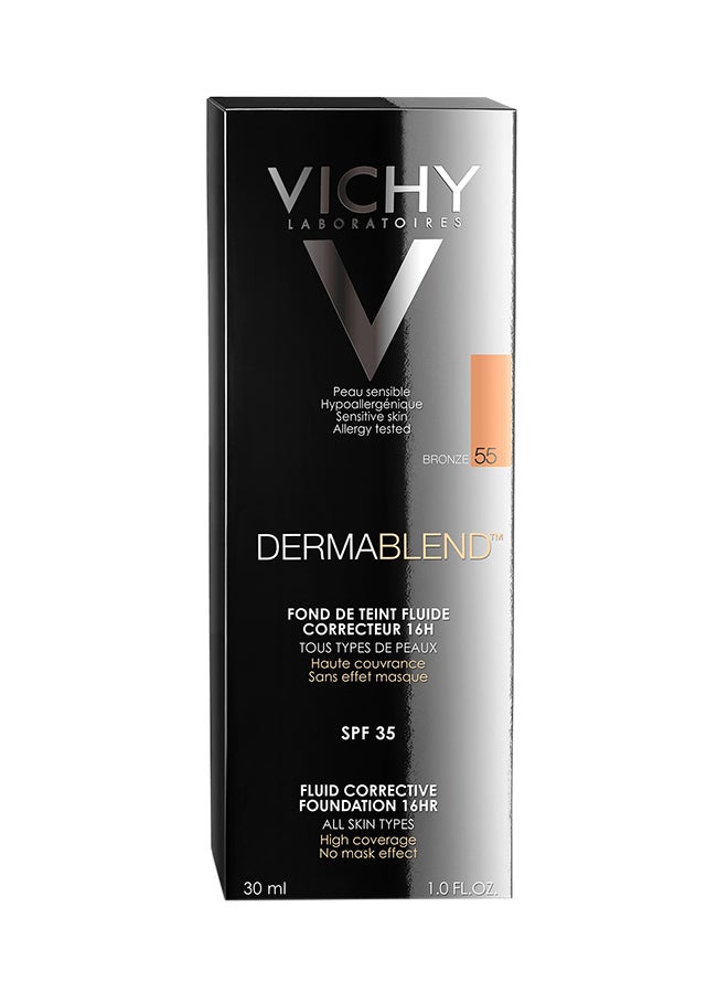 VICHY - Dermablend Fluid Corrective Foundation 55 Bronze - Image 1