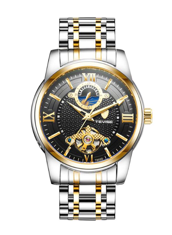 تيفيز ساعة بعقارب وبسوار من الستانلس ستيل طراز T805D للرجال - Image 1