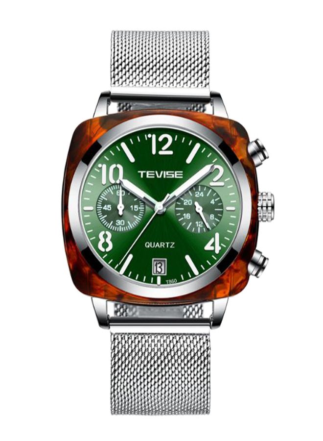 Tevise Men's Stainless Steel Chronograph Watch t860 - Image 1