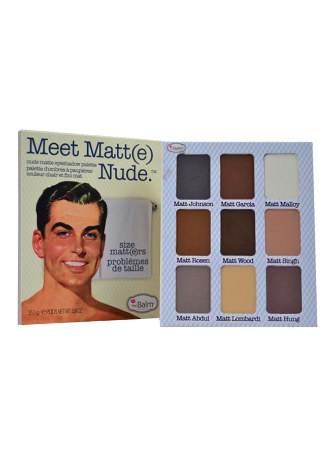 theBalm Meet Matt(e) Eyeshadow Palette Nude - Image 2