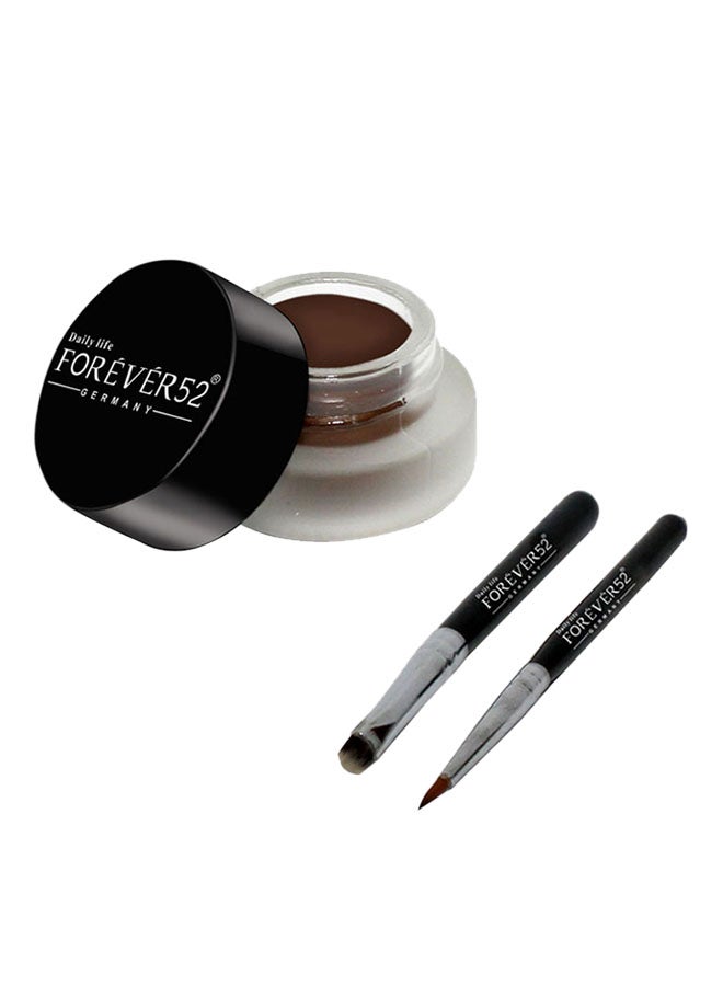 FOREVER52 - Long Wear Gel Eye Liner Tattoo Dark Brown - Image 1