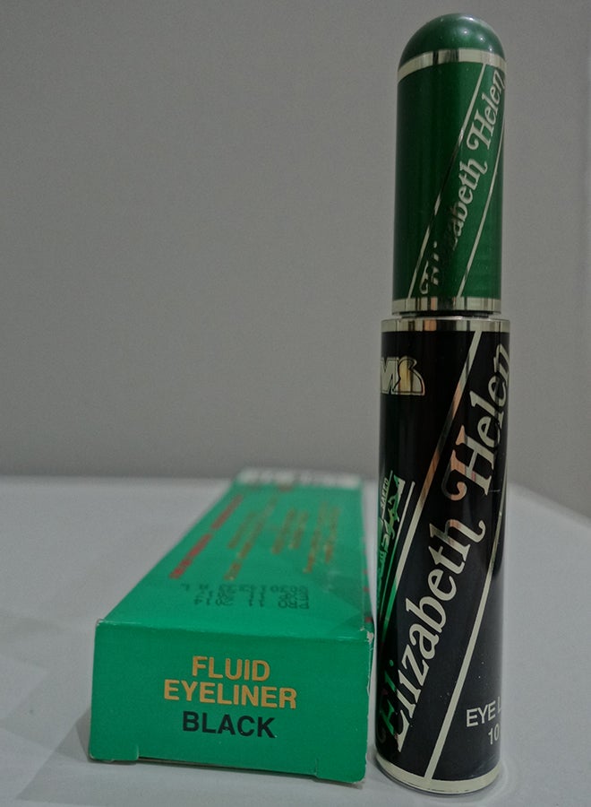 Mahmood Saeed - Elizabeth Helen Fluid Eyeliner 10 Ml Black - Image 1
