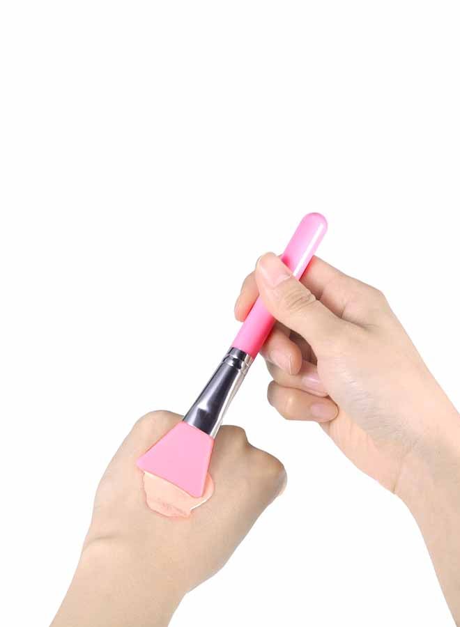 آنسيلف طقم فرش مكياج من السيليكون من 6 قطع وردي - Image 5