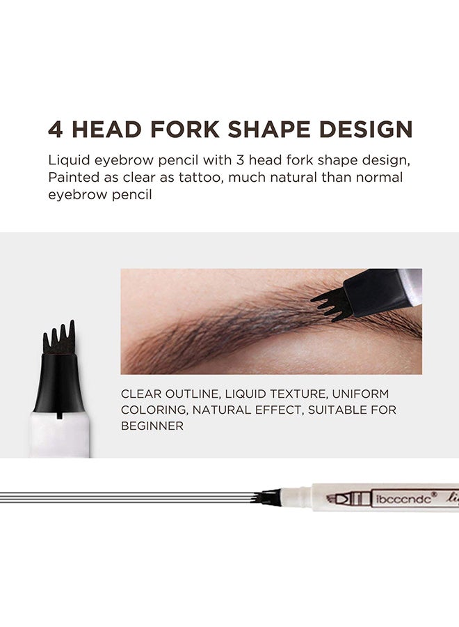 BOOBEAUTY - Liquid Eyebrow Pen Brown - Image 1