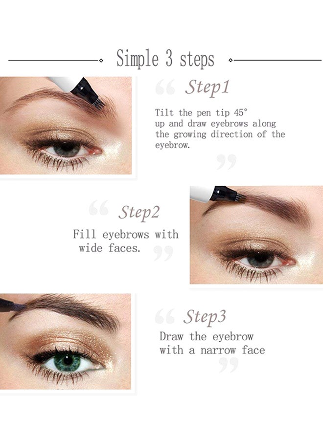 BOOBEAUTY - Liquid Eyebrow Pen Brown - Image 1