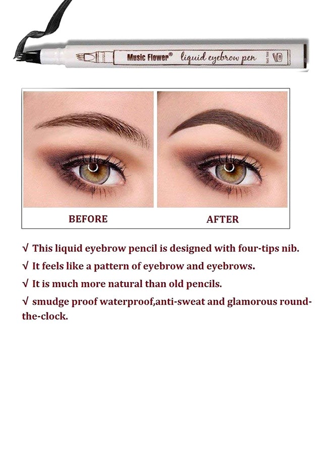 BOOBEAUTY - Liquid Eyebrow Pen Brown - Image 1