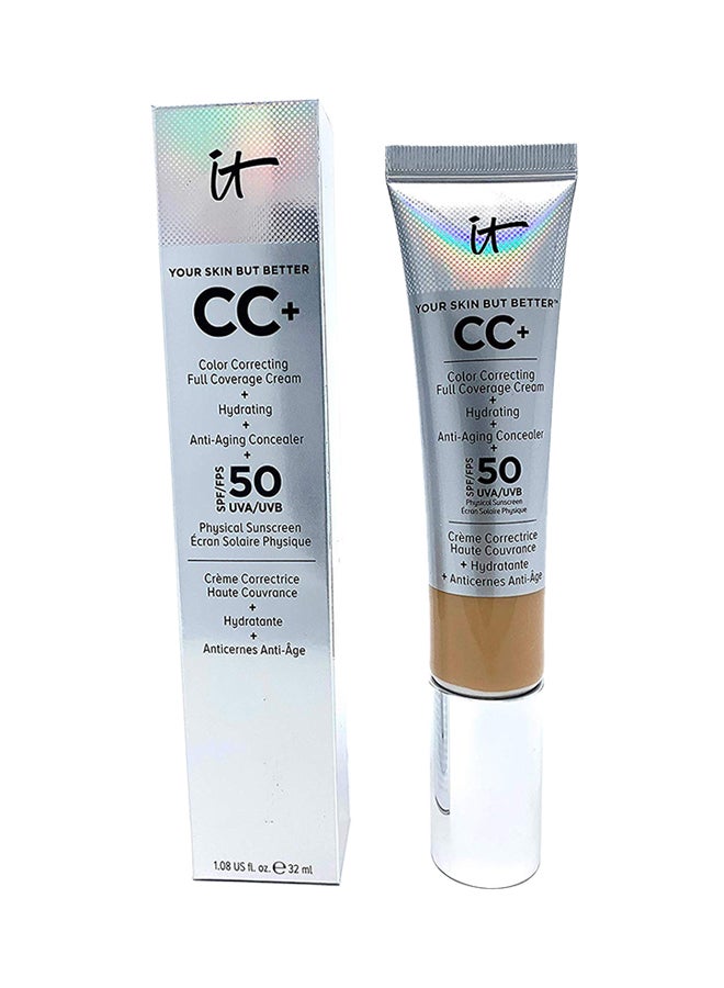 IT COSMETICS - CC+ Color Correcting Full Coverage Cream Medium - Image 1