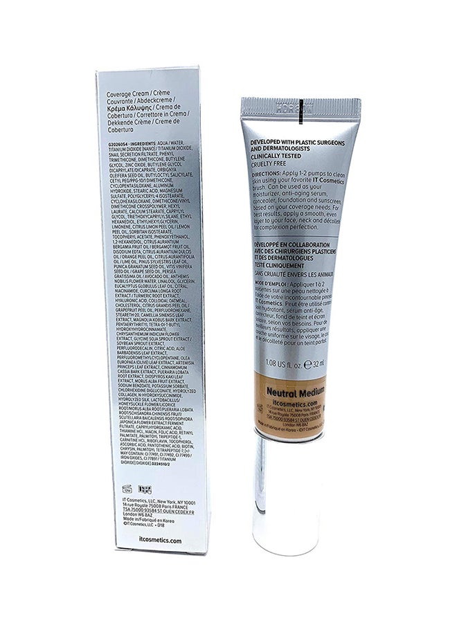 IT COSMETICS - CC+ Color Correcting Full Coverage Cream Medium - Image 1