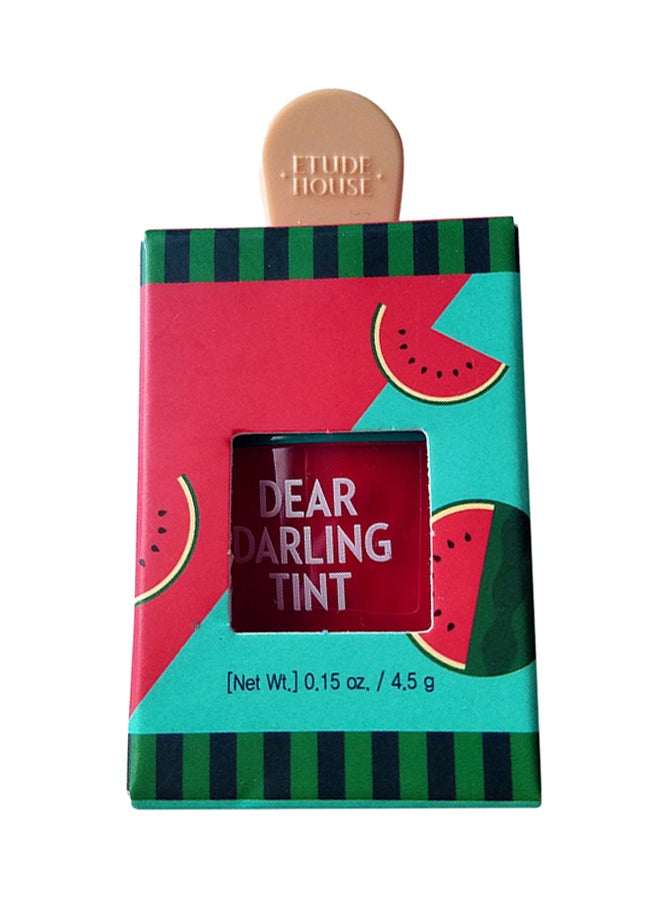 ETUDE HOUSE - Dear Darling Water Gel Tint Lip Gloss RD307 Watermelon 4.5g RD307 Watermelon - Image 1