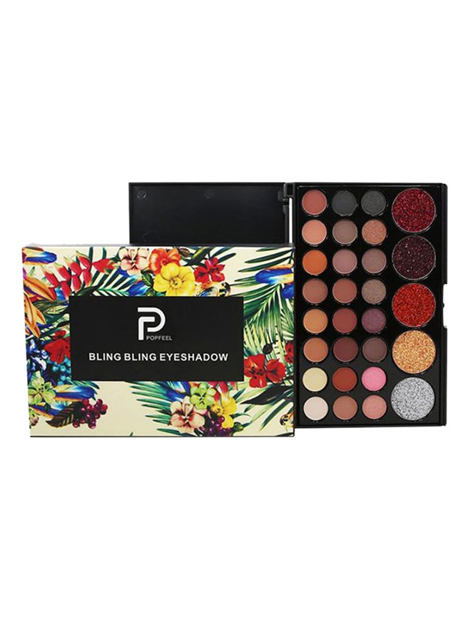 popfeel 29-Colour Bling Bling Eye Shadow Palette Multi Color  - Image 4