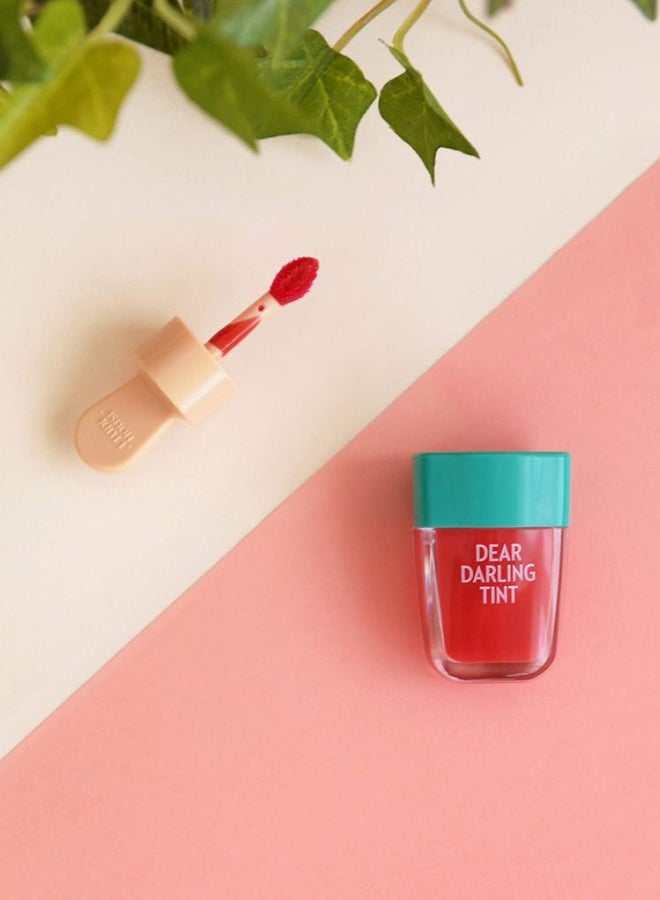 ETUDE HOUSE - Dear Darling Water Gel Tint Lip Gloss RD307 Watermelon 4.5g RD307 Watermelon - Image 1