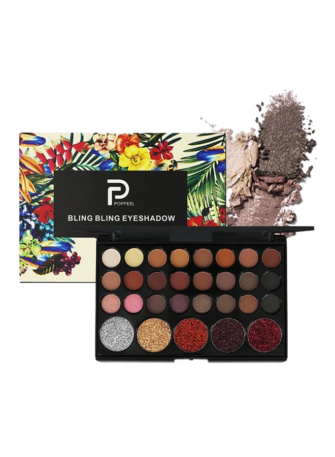 popfeel 29-Colour Bling Bling Eye Shadow Palette Multi Color  - Image 3