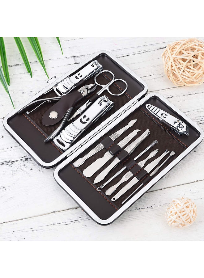 Generic 12-Piece Nail Clippers Manicure And Pedicure Set Silver  - Image 4