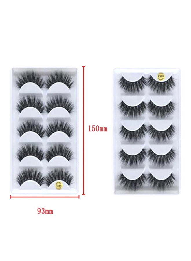 Reuseable False Eyelashes Black - Image 4