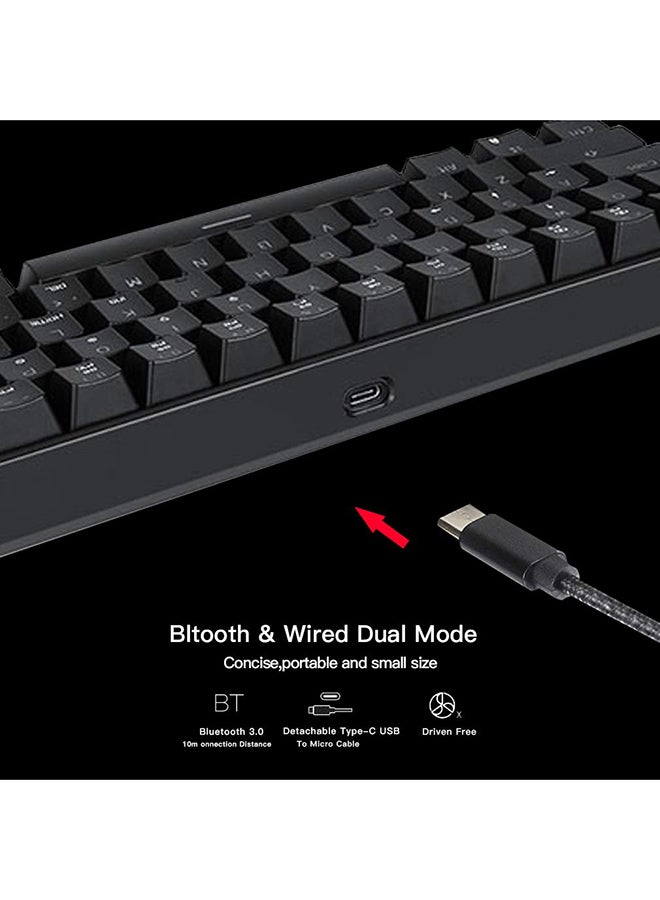 Wired Mechanical Keyboard Black