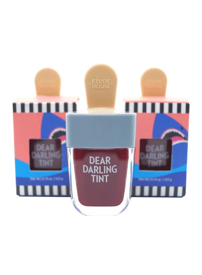 ETUDE HOUSE Dear Darling Water Gel Tint Lip Gloss RD306 Shark Red  - Image 1