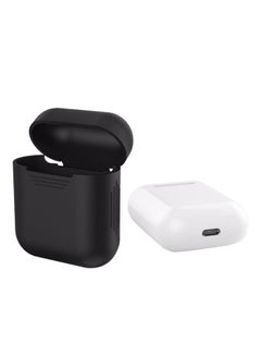 Generic Protective Soft Silicone Case Cover For Apple AirPods Black  - Image 2